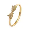Wild Leopard Open Cuff Bracelet – Trendy Statement Piece for Bold Individuals