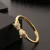 Wild Leopard Open Cuff Bracelet – Trendy Statement Piece for Bold Individuals - Image 4